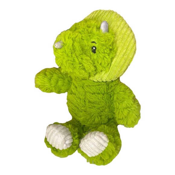 Animal Adventure Green Triceratops  Dinosaur Plush 9" Stuffed Animal Toy 2020 - Picture 2 of 12